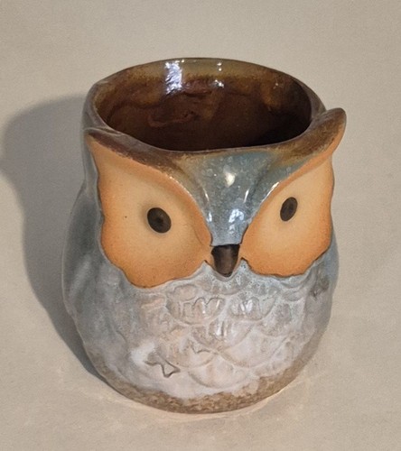 Green ceramic owl very - owl,