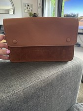 Jaegar Brown Leather and Suede