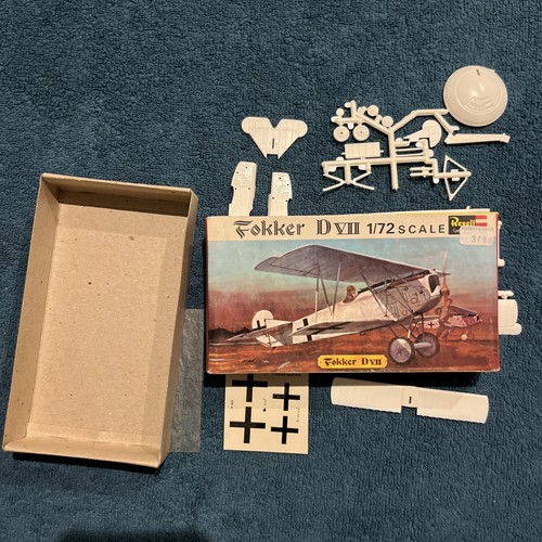 Vintage revell fokker vii - d,