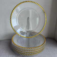Gold beaded 13 inches  plastic