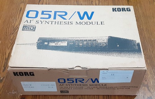 Korg 05r synthesizer - 05r/w,