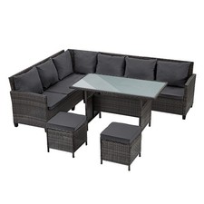 8 Seater Rattan Garden