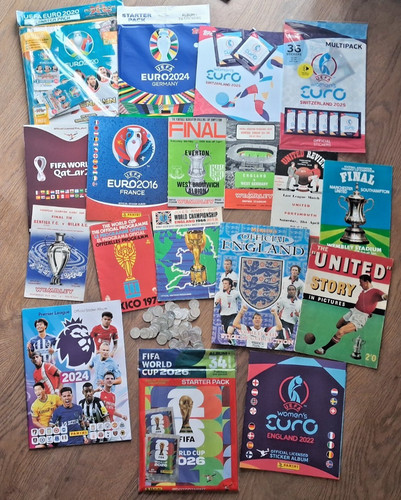 Panini unused albums - panini,