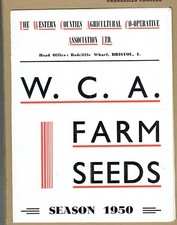 1950 Western Counties Agricultural cooperative seed catalogue (Britsol)