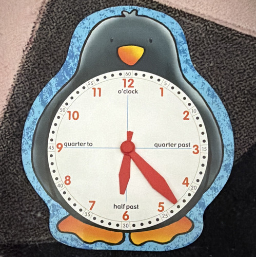 Orchard toys penguin clockface - penguin,
