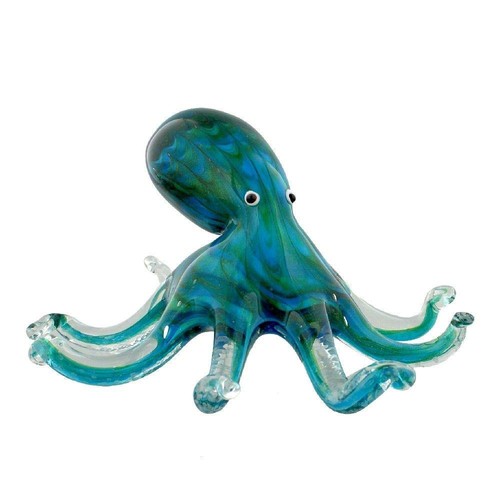 Glass animal paperweight - glass,