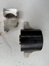 Profile Block 122 x 100 mm With Knives And Limiters. Spindle Moulder Tooling