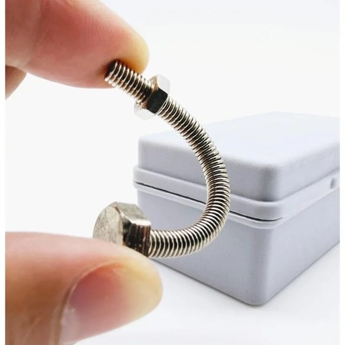 Strong man bending screw magic - man,