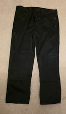 Dickies Black Zip Pocket Cargo Pants Trousers 36S Excellent Condition