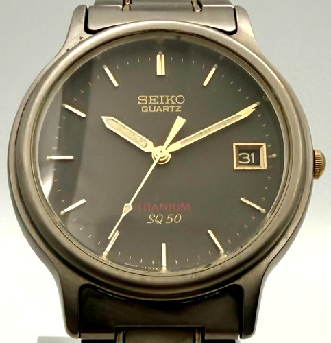 Seiko sq50 titanium - seiko, quartz