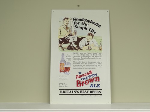 Large newcastle brown - large, sign