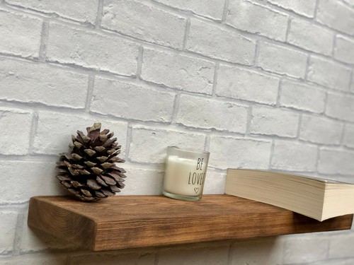Rustic floating wall alcove - rustic,