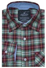 New Mens Yarn Dyed Flannel