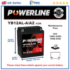 YB12AL-A2 AGM Powerline