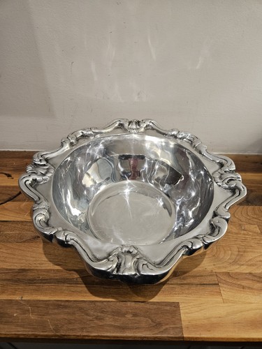 Solid pewter queen anne bowl - solid,