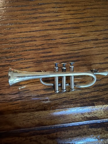 Vintage mini brass cornet - vintage,