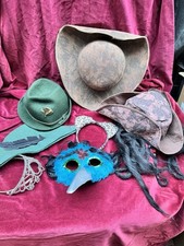 Pirates Fancy Dress Hat +Hair, Robin Hood hat, princess and pirates Good used