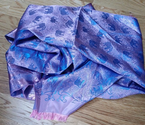 Blue pink iridescent - blue,