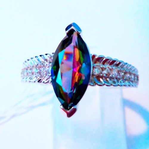Gorgeous mystic topaz - mystic, ring
