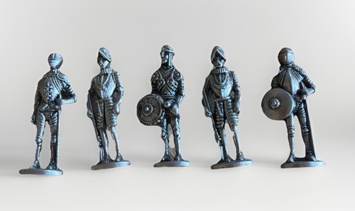 Metal soldiers kinder egg toy - soldiers,