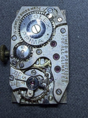 Rolex prima movement - 15, jewels