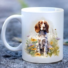 Pet Dog Mug, watercolour Welsh