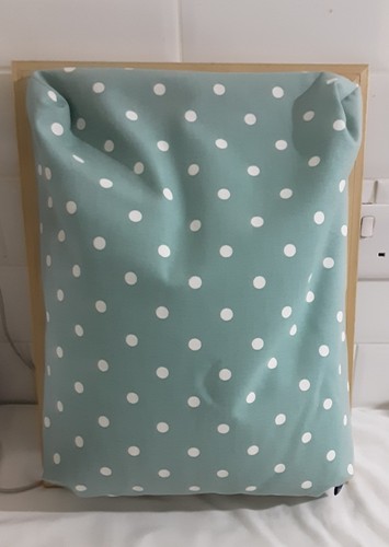 Duck egg polka dot - bean, bag