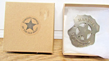 Famous Lawmen of the Old West Badge  Marshal Calico Ghost Town