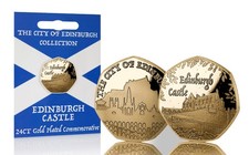 EDINBURGH CASTLE 24ct Gold