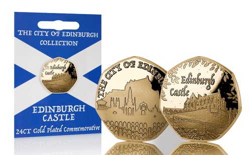 Edinburgh castle 24ct gold - edinburgh,