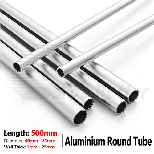 Aluminium round tube - aluminium,