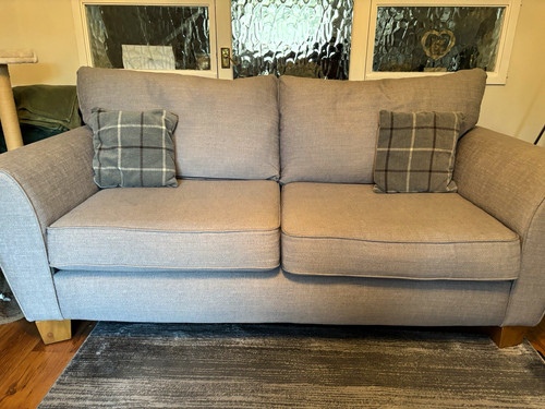 Scs theo seater grey - grey, fabric