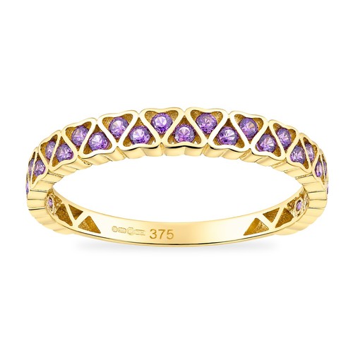 9ct yellow gold simulated - 9ct,