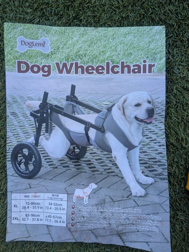 Doglemi dog wheelchair - wheelchair, 2xl