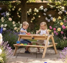 Wooden kids picnic table sand - table,