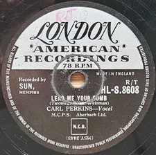 Carl Perkins - Lend Me Your Comb ORIG UK London 78 RPM!!