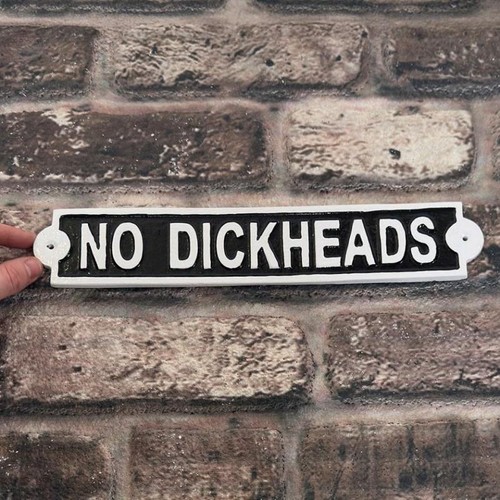 Cast iron dickheads - cast, 'no