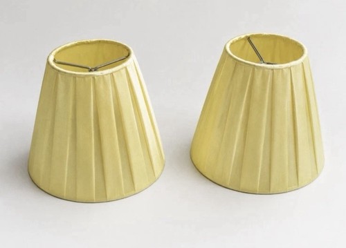 Beige fabric clip - beige, in