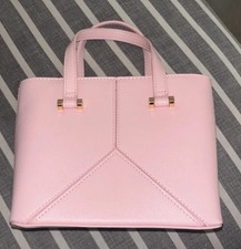 Pink Leather Handbag with