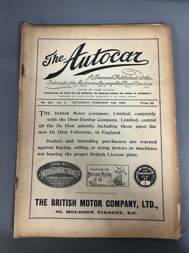 The autocar 1900 - the,