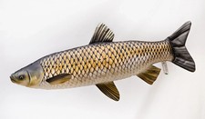 Giant Grass Carp Funny Fish Pillow Gift For Fishermen Fish Teddy 105cm