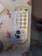 READ DESCRIPTION-Sony RM-EZ4 Silver Big Button Universal TV/Cable Remote Control