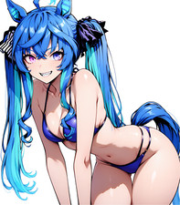 Twin Turbo Uma Musume: Pretty Derby Sticker 6" Anime Car Decal