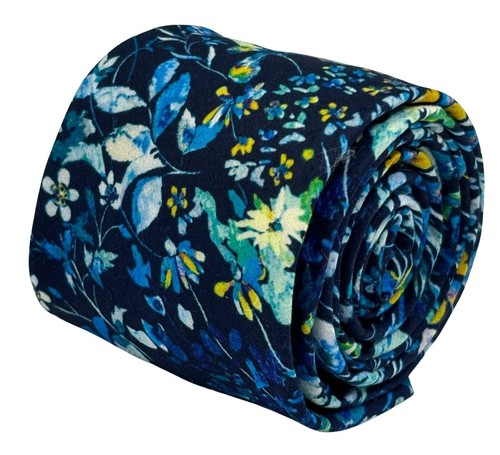 Navy dark blue wildflower - navy,