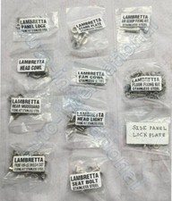 Lambretta Li Series 3 Full Stainless Steel Nut & Bolt Restoration Fixing Kit