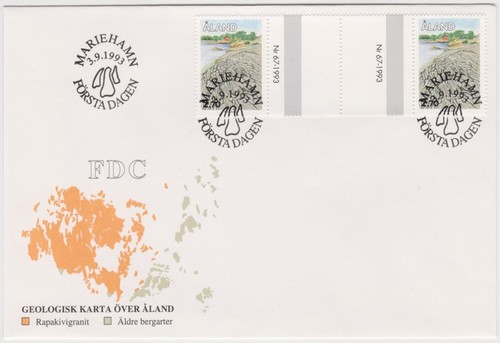 Aland fdc 1993 - aland,
