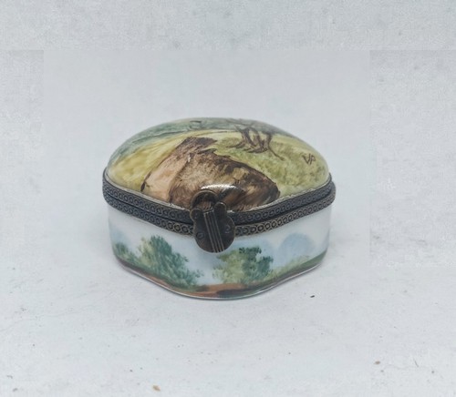 Antique porcelain trinket pill - antique, trinket/pill