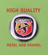 14mm Abarth Key Logo Badge For