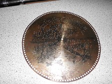 At Christmas Tree The Lights Symphonion Plate 33.5cm Christmas Music Box Disc