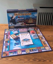 The Polar Express TRAIN-OPOLY Collectors Edition Set Monopoly Game New Contents